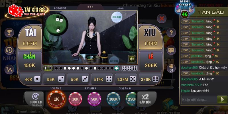 Hình ảnh game Tài Xỉu trực tuyến