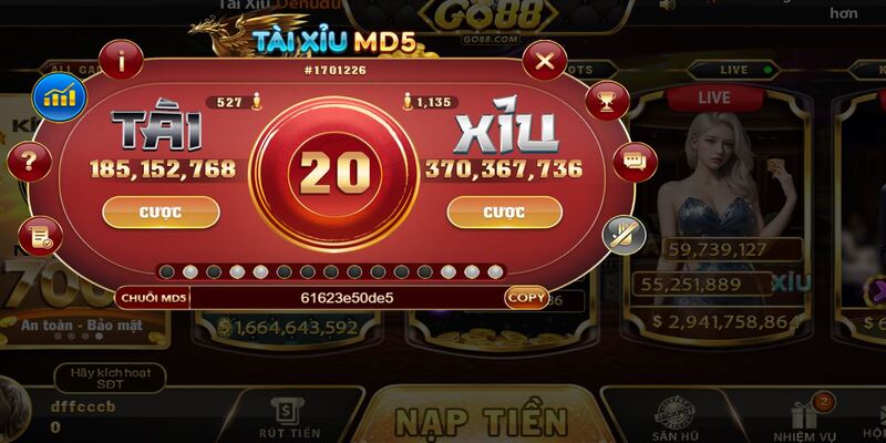 Hình ảnh Tài Xỉu MD5