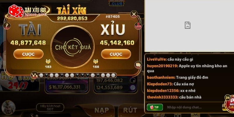 Hình ảnh Tài Xỉu HIT CLUB Livestream