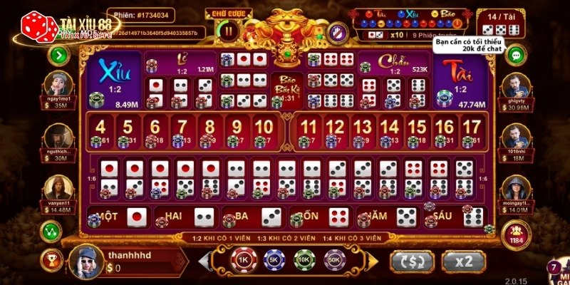 Hình ảnh ZOWIN Tài Xỉu MD5